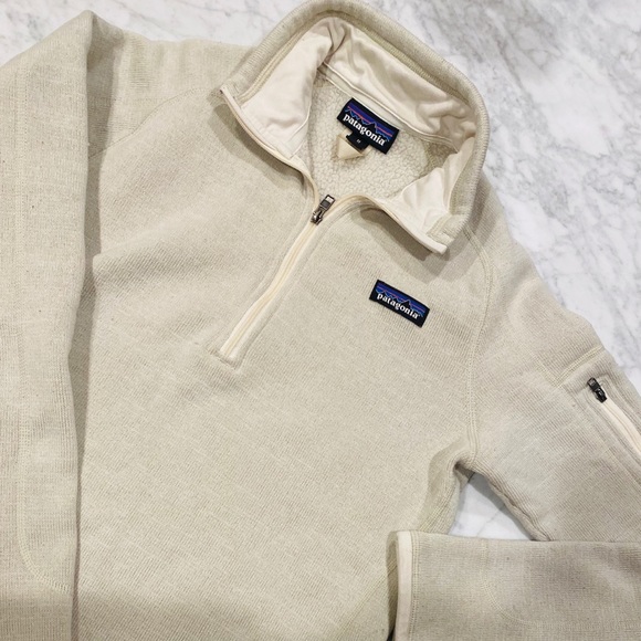 patagonia better sweater oyster white